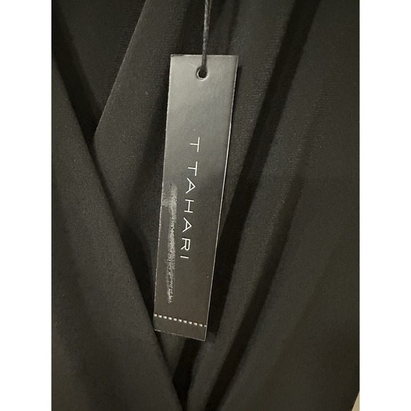 Tahari  Women's Black 3/4" Sleeve  Dress NWT Size M Business Office Attire - Picture 12 of 14